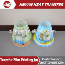 plastic products pet transfer film hot stamping